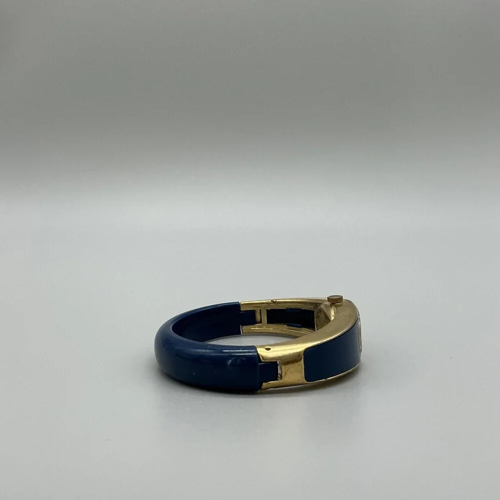 Vintage Lucerne Womens Watch 18mm Blue Dial Gold Tone Swiss Manual Wind 6.25